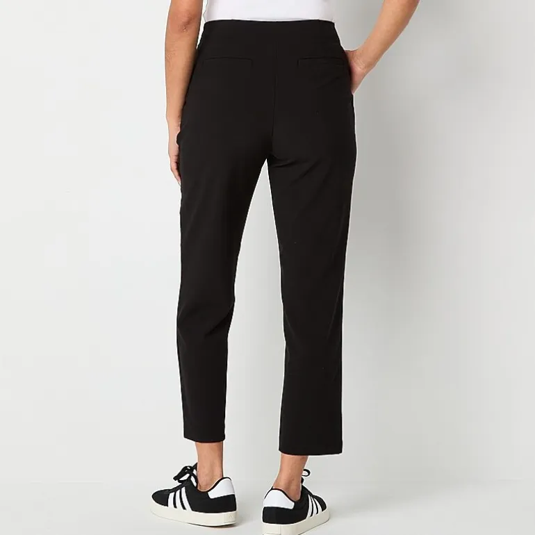by&by Womens Juniors Slim Mid Rise Ankle Pant