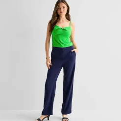 by&by Womens Juniors Sweetheart Neck Sleeveless Blouse