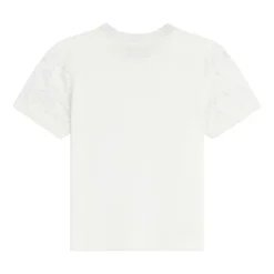 Byer California Big Kid Girls Crew Neck Short Sleeve Blouse