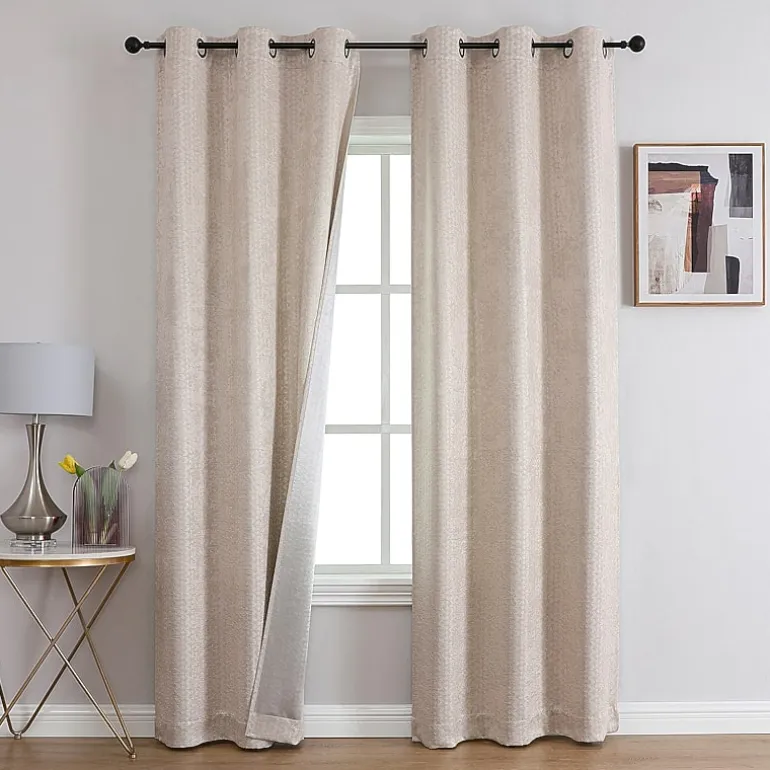 Callisto Grommet Top Blackout Set of 2 Curtain Panel