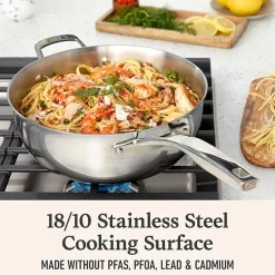 Calphalon Premier Stainless Steel 4.5-qt. Chef Pan