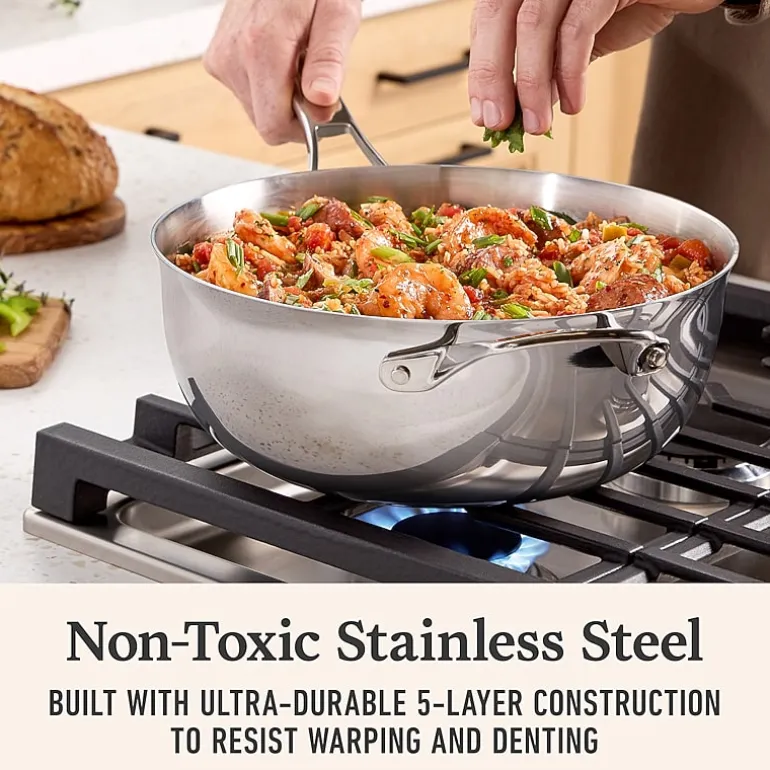 Calphalon Premier Stainless Steel 4.5-qt. Chef Pan