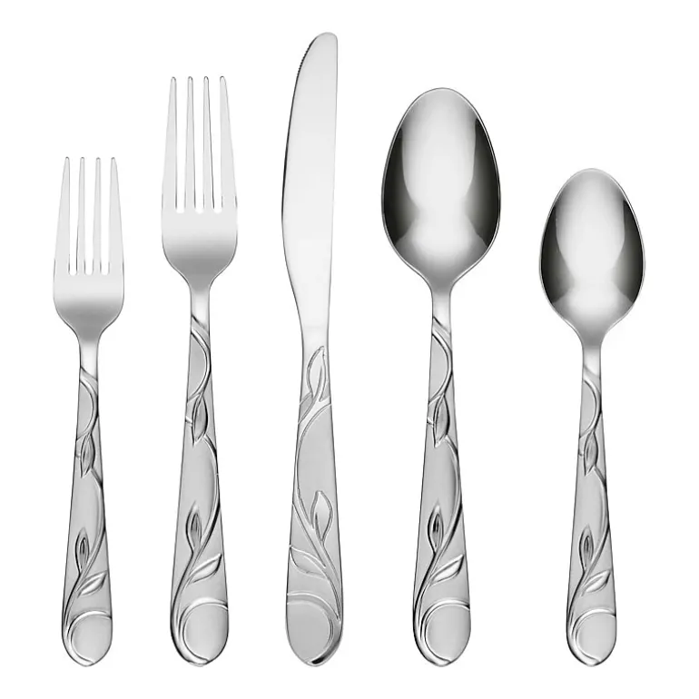 Cambridge Zehira 40-pc. Flatware Set & Caddy