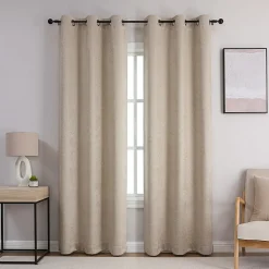 Cambrie Grommet Top Blackout Set of 2 Curtain Panel