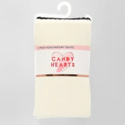 Candy Hearts Little & Big Kid Girls 2-pc. Tights