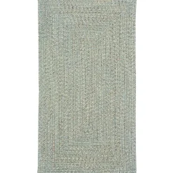 Capel Inc. Sea Pottery Concentric Braided Rectangular Rugs