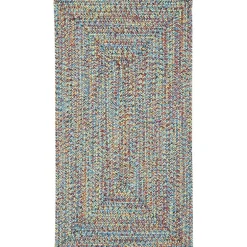 Capel Inc. Sea Pottery Concentric Braided Rectangular Rugs