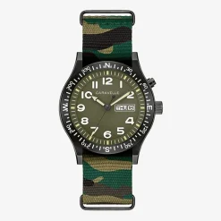 Caravelle Designed By Bulova Mens Multicolor Strap Watch 45c121