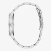 Caravelle Designed By Bulova Mens Silver Tone Stainless Steel Bracelet Watch 43b174