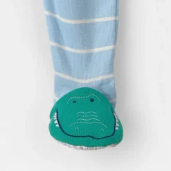 Carter's Baby Boys Footed Round Neck Long Sleeve One Piece Pajama