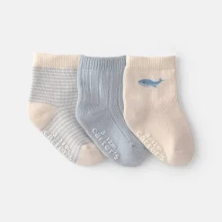 Carter's Baby Boys 3 Pair Baby Booties