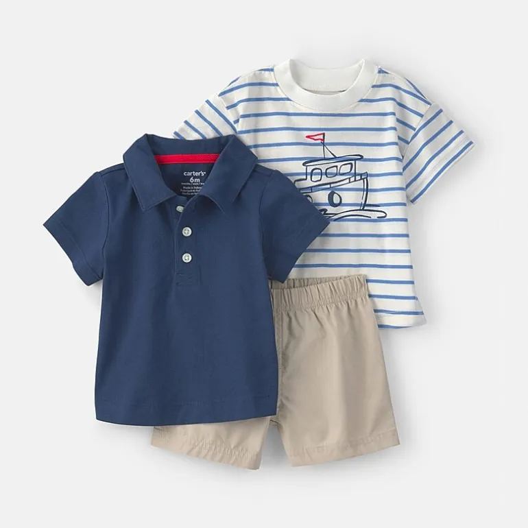 Carter's Baby Boys 3-pc. Short Set
