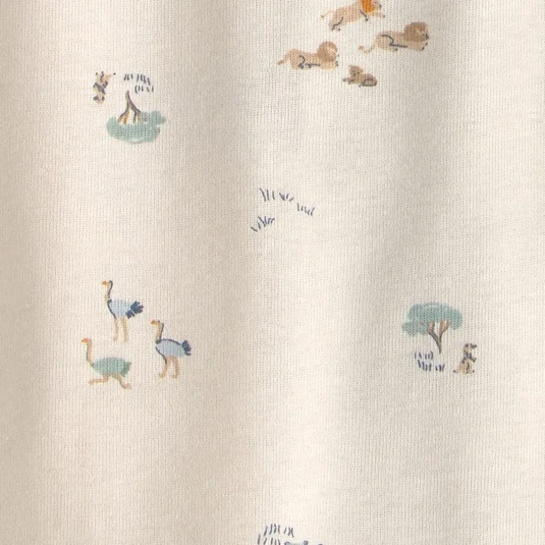 Carter's Baby Boys Rib Crew Neck Long Sleeve 2-pc. Nightgown
