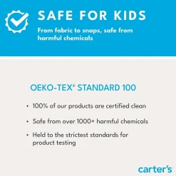 Carter's Baby Boys Round Neck Short Sleeve Rib Knit 5-pc. Bodysuit