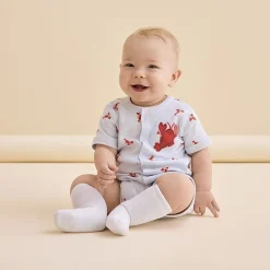 Carter's Baby Boys Short Sleeve Animal Romper