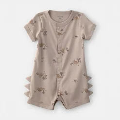 Carter's Baby Boys Short Sleeve Animal Romper