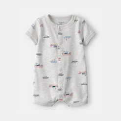 Carter's Baby Boys Short Sleeve Romper