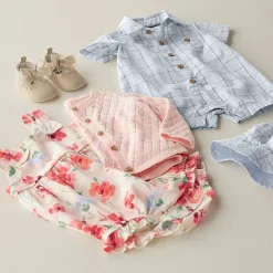Carter's Baby Boys Short Sleeve Romper Set