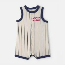 Carter's Baby Boys Sleeveless Striped Romper