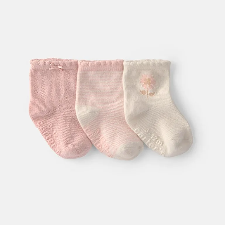 Carter's Baby Girls 3-pc. Baby Booties