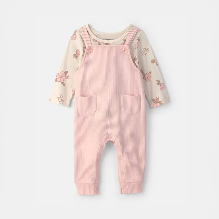 Carter's Baby Girls 2-pc. Jumpsuit Set