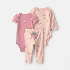 Carter's Baby Girls 3-pc. Pant Set