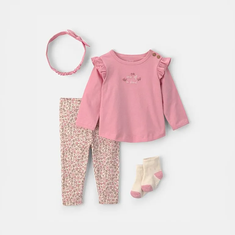 Carter's Baby Girls 4-pc. Pant Set