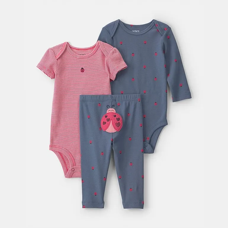 Carter's Baby Girls 3-pc. Pant Set