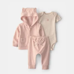 Carter's Baby Girls 3-pc. Pant Set