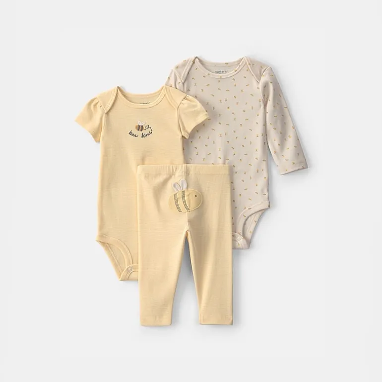 Carter's Baby Girls 3-pc. Pant Set