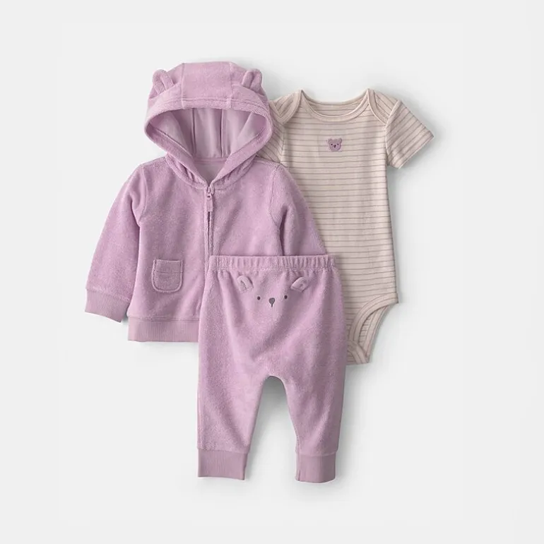Carter's Baby Girls 3-pc. Pant Set