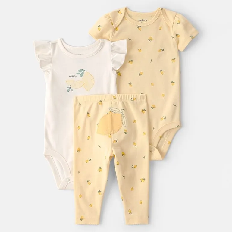 Carter's Baby Girls 3-pc. Pant Set
