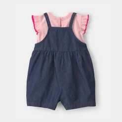 Carter's Baby Girls 2-pc. Shortall Set