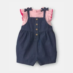 Carter's Baby Girls 2-pc. Shortall Set
