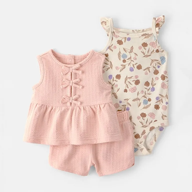 Carter's Baby Girls 3-pc. Short Set
