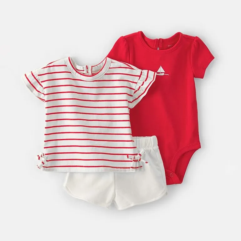 Carter's Baby Girls 3-pc. Short Set