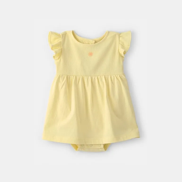 Carter's Baby Girls Short Sleeve Flutter Sundress