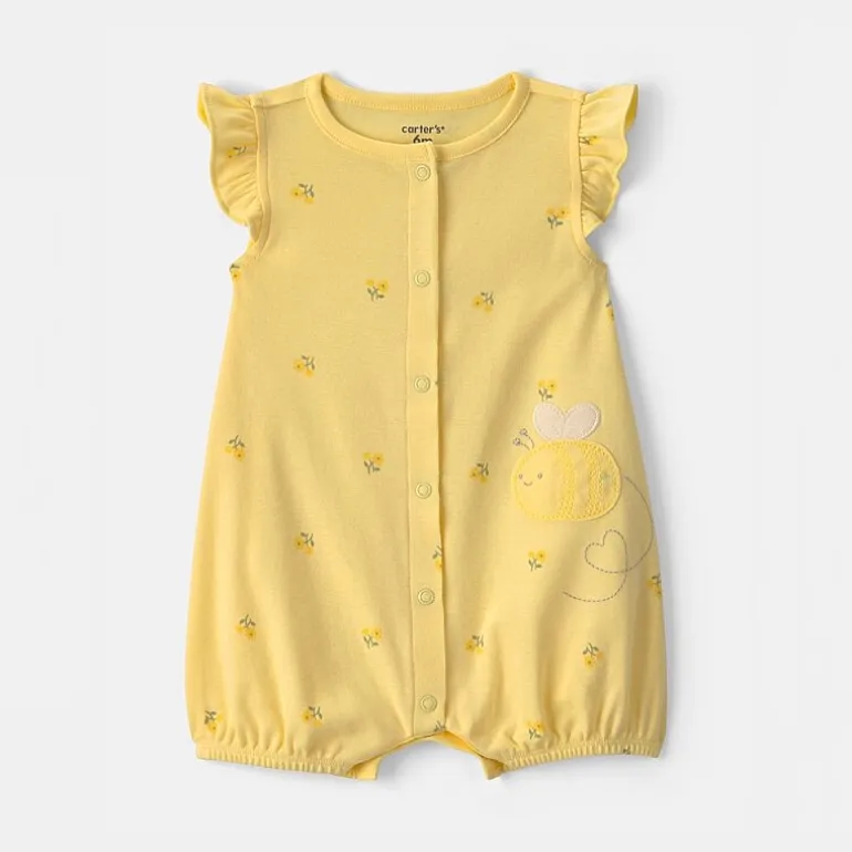 Carter's Baby Girls Short Sleeve Romper