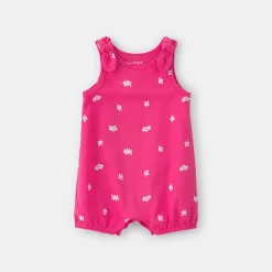 Carter's Baby Girls Sleeveless Floral Romper