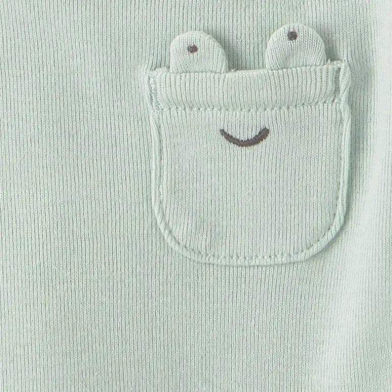 Carter's Baby Unisex Crew Neck Short Sleeve Rib 5-pc. Bodysuit