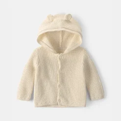Carter's Baby Unisex Hooded Long Sleeve Button Cardigan
