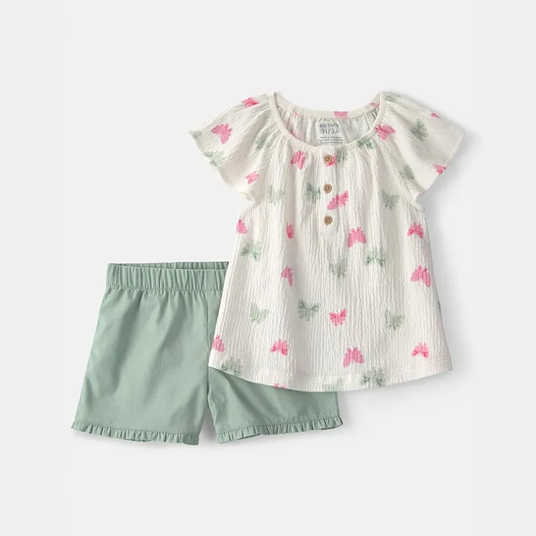 Carter's Butterfly Toddler Girls 2-pc. Short Set
