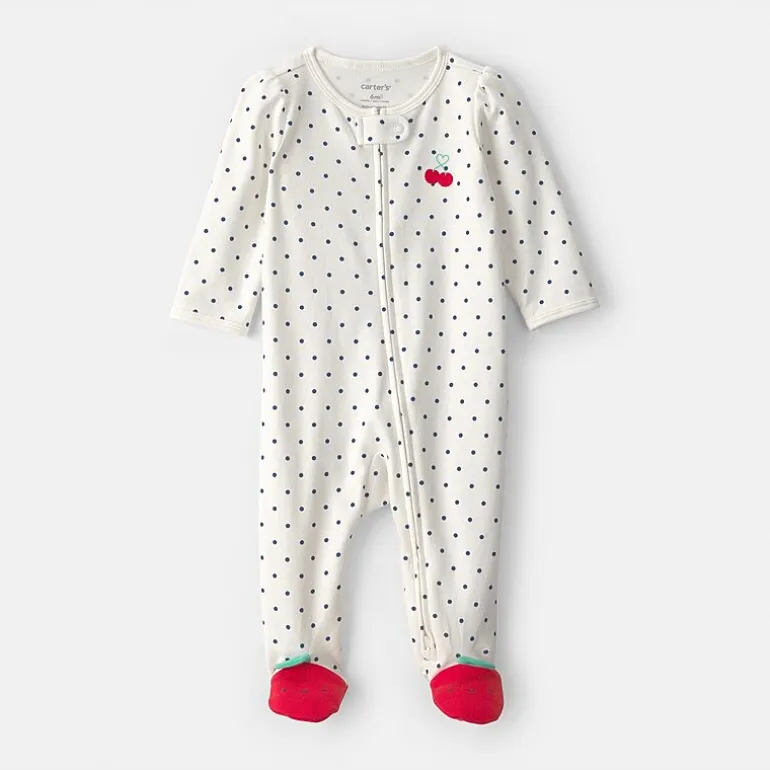 Carter's Cherry Baby Girls Dots Sleep and Play