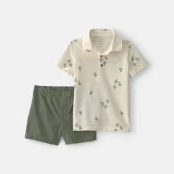 Carter's Frog Toddler Boys Short Set