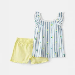 Carter's Lemon Toddler Girls 2-pc. Short Set