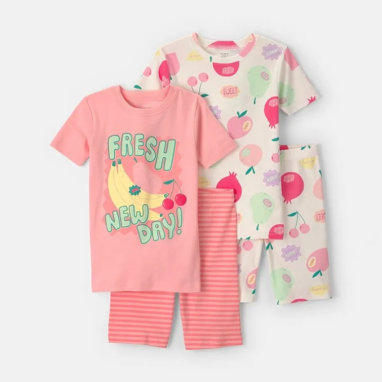 Carter's Little & Big Kid Girls 4-pc. Pajama Set
