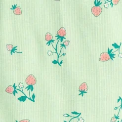 Carter's Little & Big Kid Girls Round Neck Short Sleeve 4-pc. Pajama Set