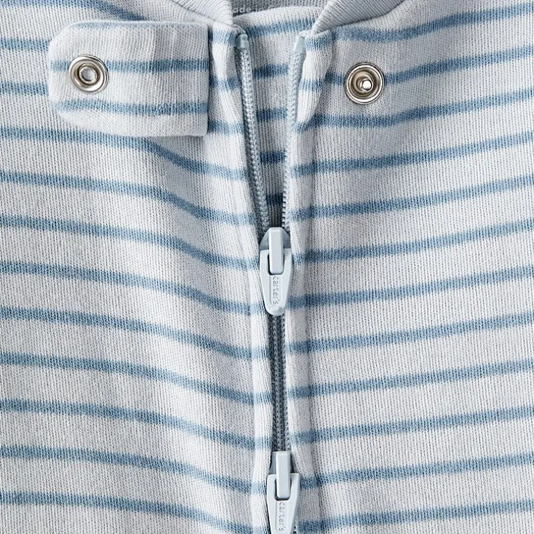 Carter's Otter Print Baby Unisex Striped Sleep and Play