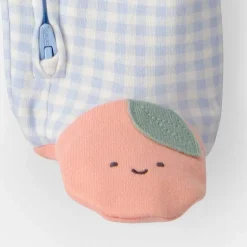Carter's Peach Baby Girls Gingham Sleep and Play