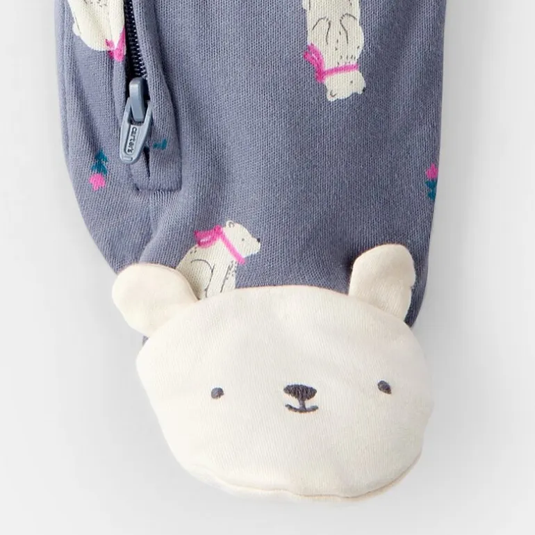 Carter's Polar Bear Baby Girls Sleep and Play